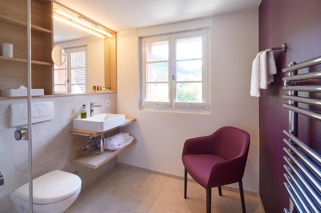 Koupelna v ubytování Hotel Gasthof zum Ochsen