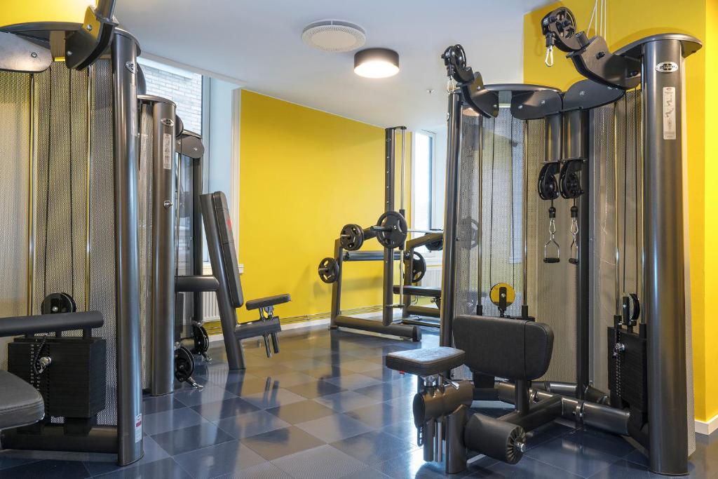 Fitness centrum a/nebo fitness zařízení v ubytování Thon Hotel Nidaros