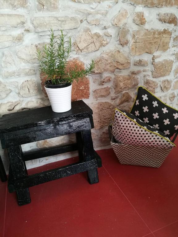 Posezení v ubytování Littel studio Franceska