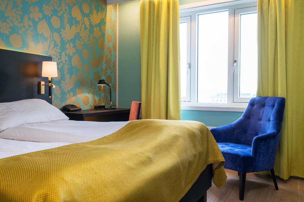 Postel nebo postele na pokoji v ubytování Thon Hotel Nidaros