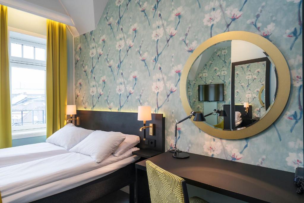Postel nebo postele na pokoji v ubytování Thon Hotel Nidaros