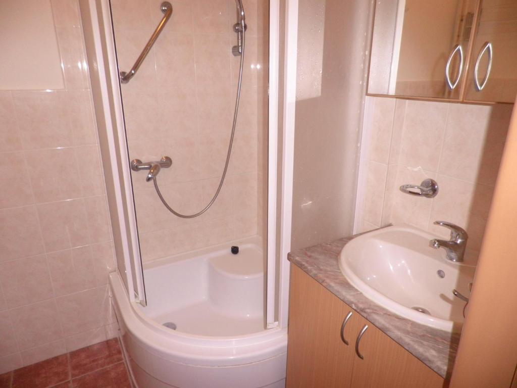 Kamar mandi di flat 18 minutes from Vaclavske namesti