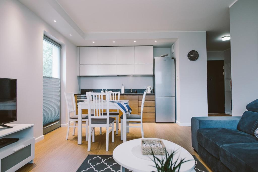 Kuchyňa alebo kuchynka v ubytovaní Apartamenty Rodzina nad morzem