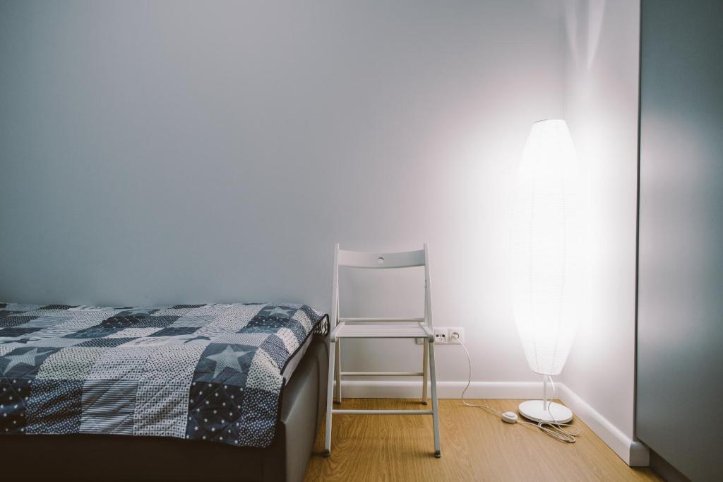 Posteľ alebo postele v izbe v ubytovaní Apartamenty Rodzina nad morzem