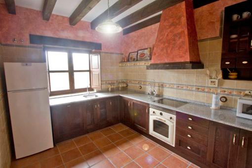 Kuchyň nebo kuchyňský kout v ubytování Casas Herrenales de Ulaca