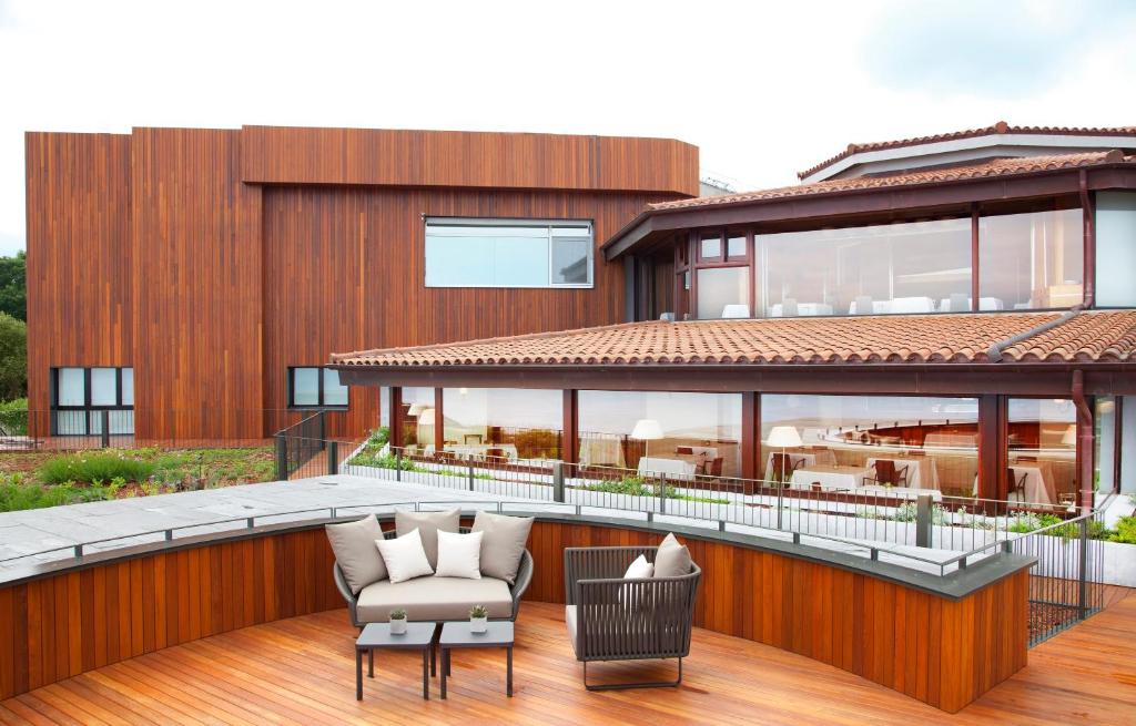 Posezení v ubytování Akelarre - Relais & Châteaux