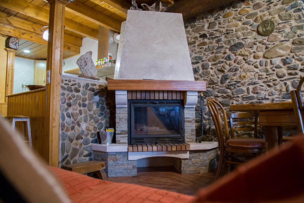 Posezení v ubytování La Casina de Terobe