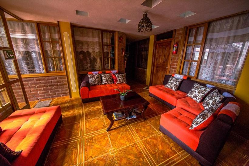 Posezení v ubytování Hotel Donde Ivan