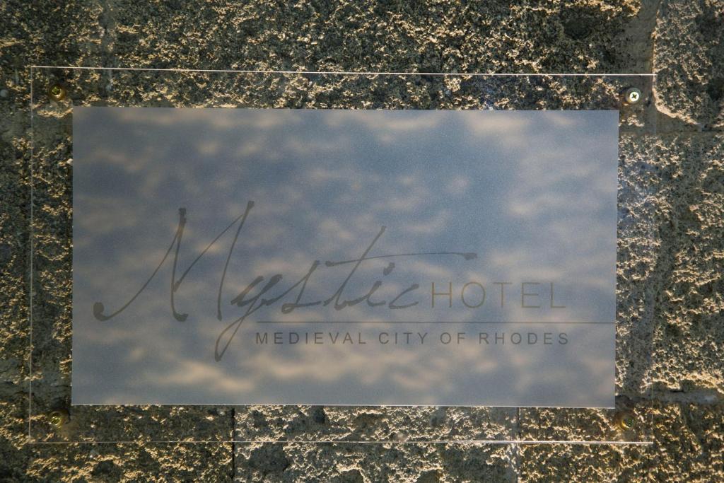Certifikát, hodnocení, plakát nebo jiný dokument vystavený v ubytování Mystic Hotel - Adults only