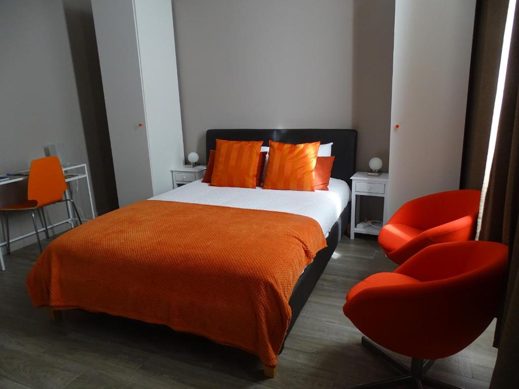 Voodi või voodid majutusasutuse Suite 11 toas