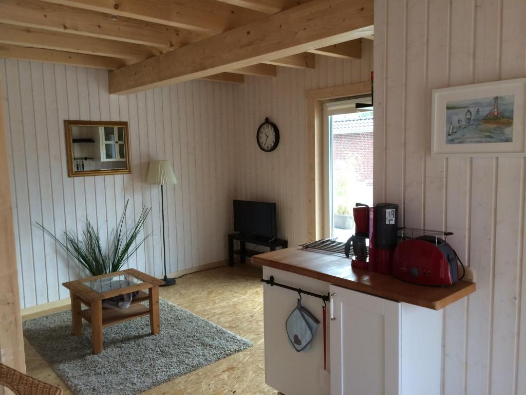 Kuchyň nebo kuchyňský kout v ubytování Ferienwohnungen im Schwedenstil