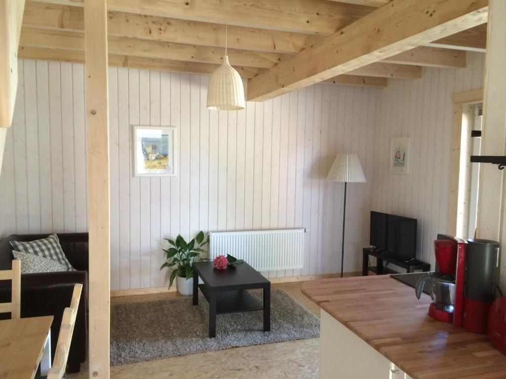 Posezení v ubytování Ferienwohnungen im Schwedenstil