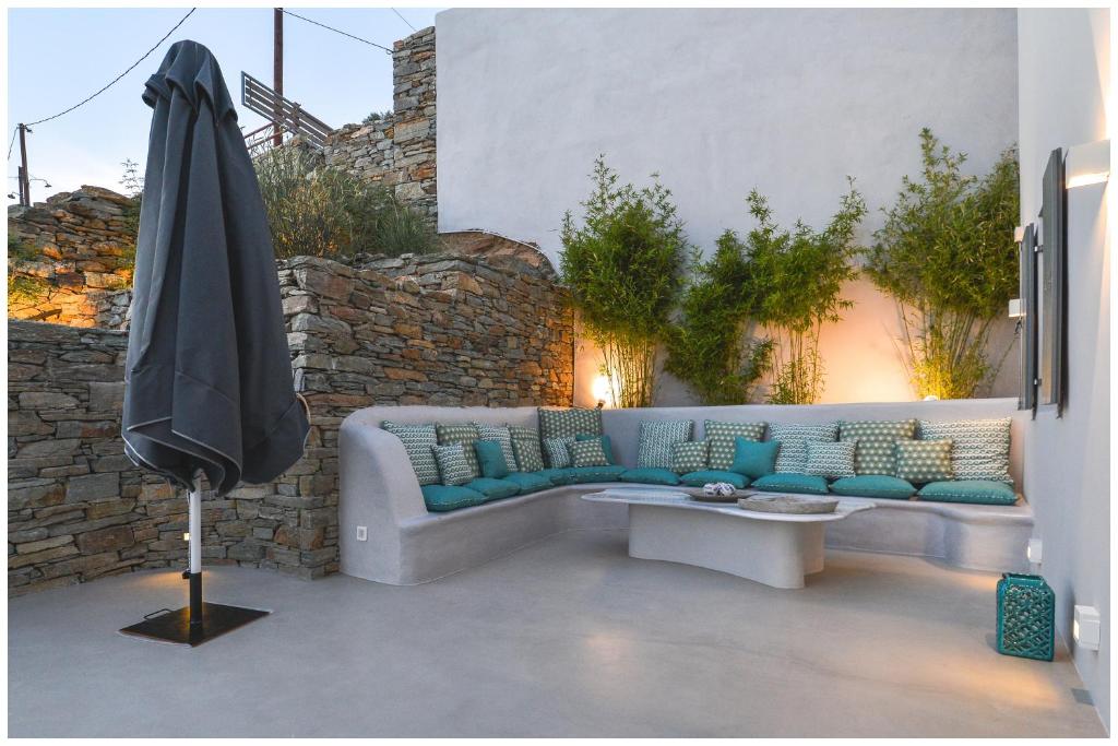 A seating area at San Romano Villas