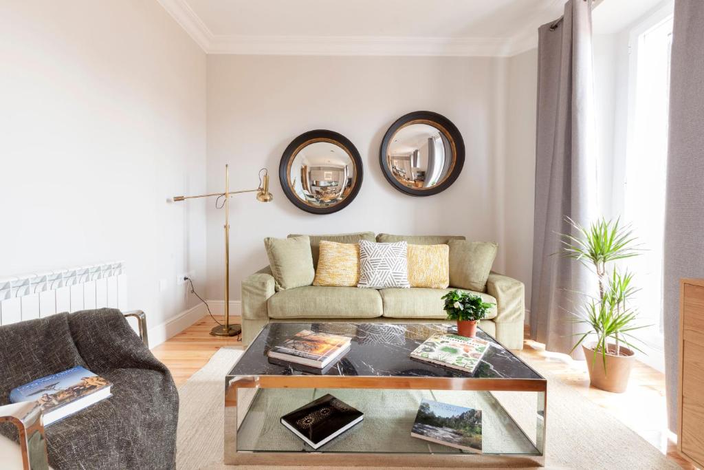 Posezení v ubytování Casa Malasaña