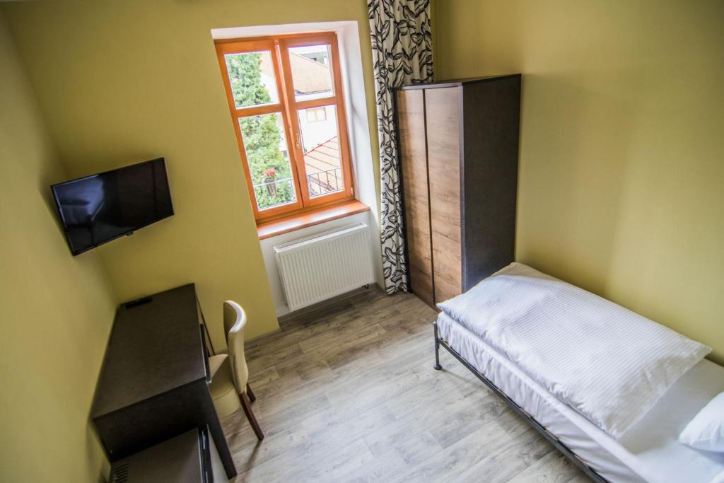 Postel nebo postele na pokoji v ubytování Pension Viktorin