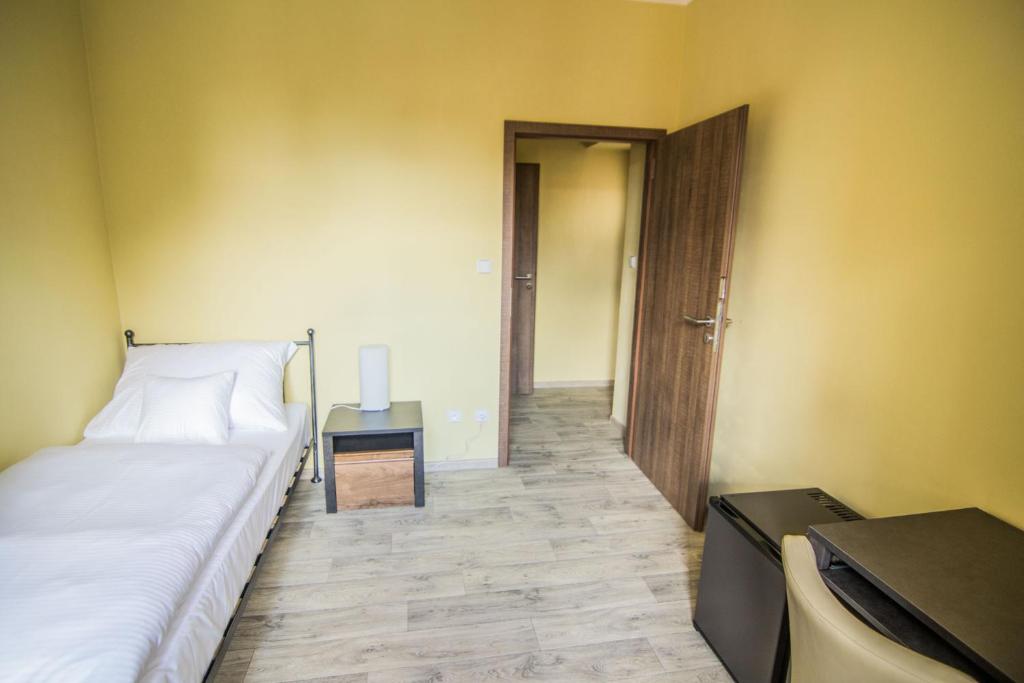 Postel nebo postele na pokoji v ubytování Pension Viktorin