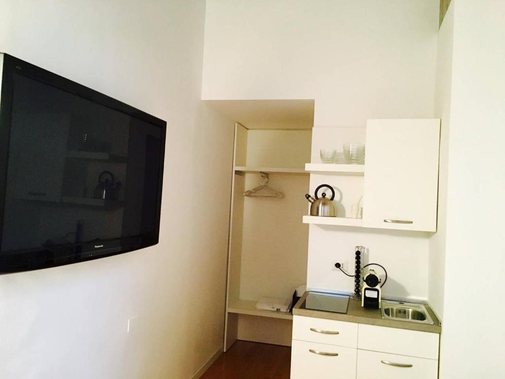 Kuchyňa alebo kuchynka v ubytovaní ROOM (boutique room)
