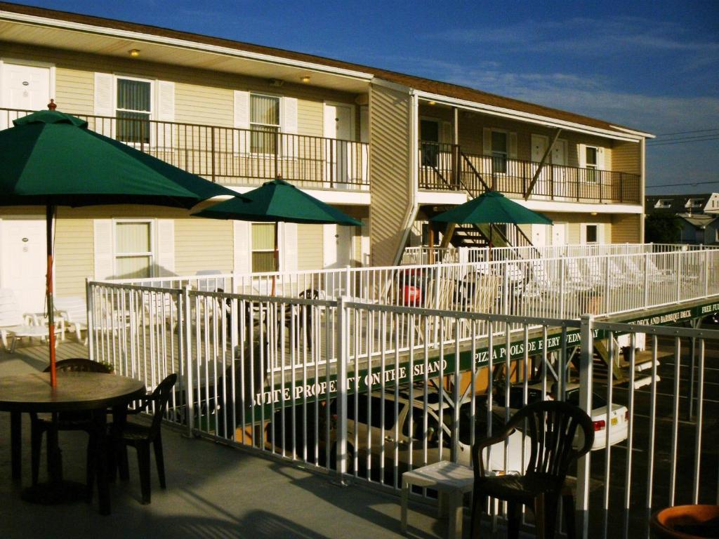 Balkón nebo terasa v ubytování Sunrise Motel