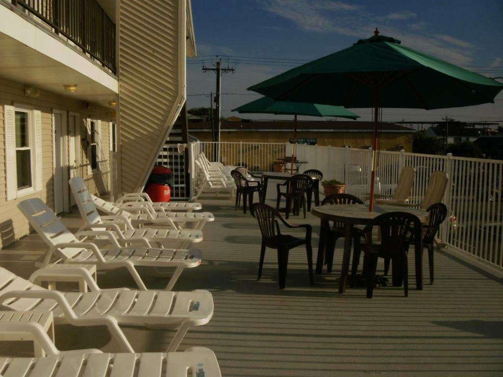 Balkón nebo terasa v ubytování Sunrise Motel