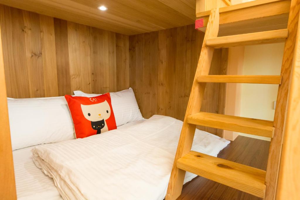 Postel nebo postele na pokoji v ubytování Fruit B&B
