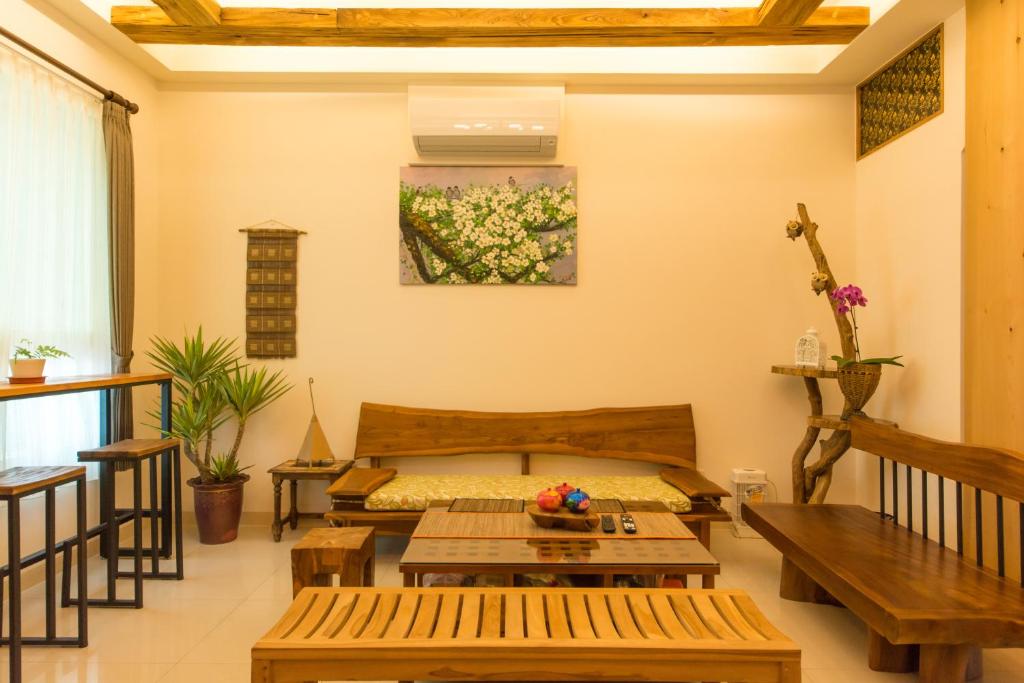 Posezení v ubytování Fruit B&B