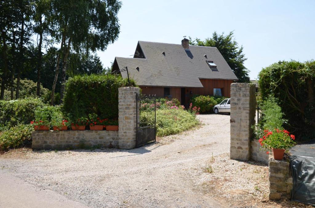 Zahrada ubytování Chambres d'hotes du creulet