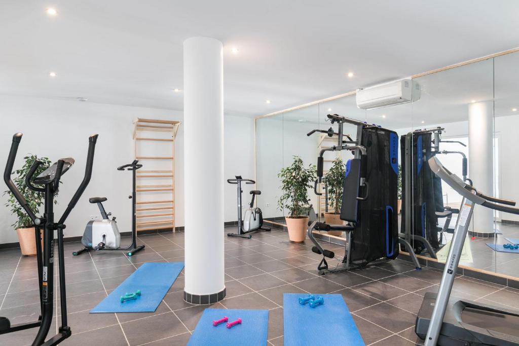 Fitness centrum a/nebo fitness zařízení v ubytování Médicis Home Puteaux