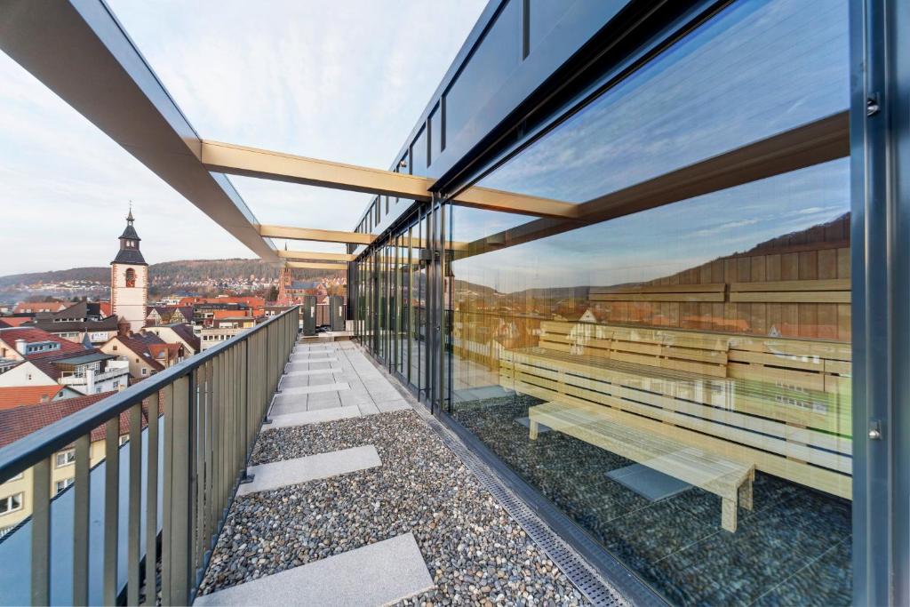 Balkón nebo terasa v ubytování ibis Styles Nagold-Schwarzwald