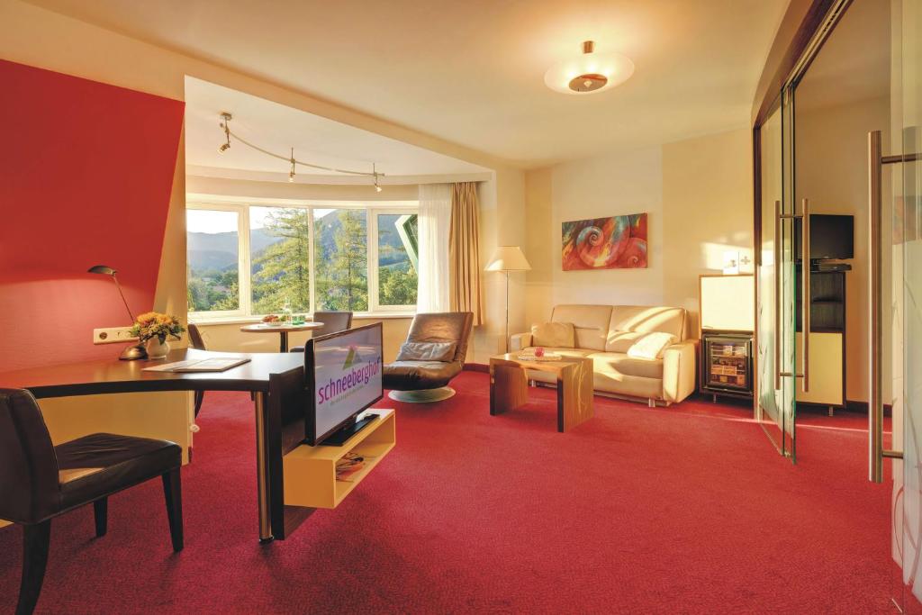 Posezení v ubytování Hotel Schneeberghof