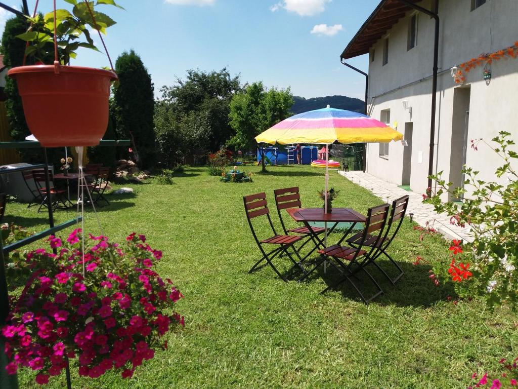 Zahrada ubytování Casa Ariana