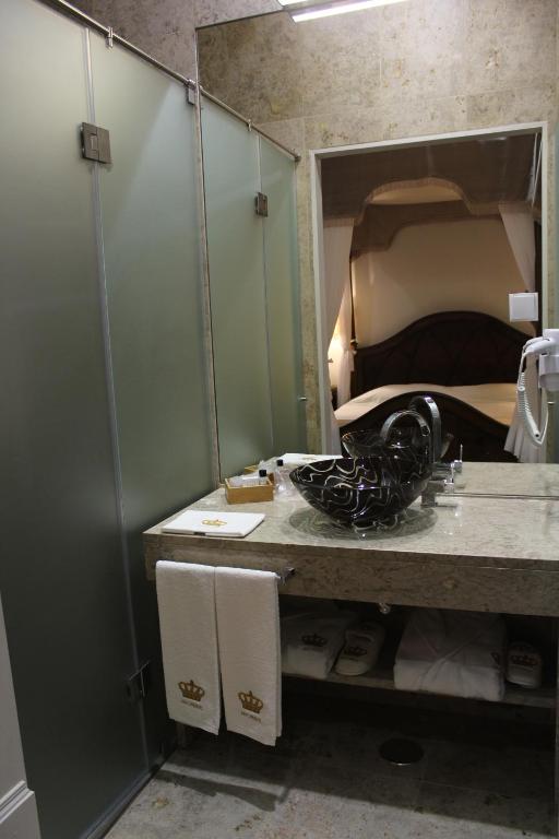 Kuchyň nebo kuchyňský kout v ubytování Hotel Ibn-Arrik