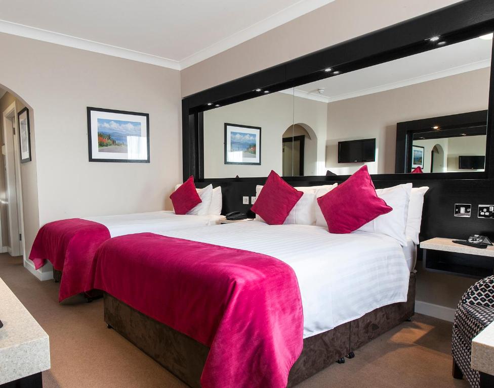 Postel nebo postele na pokoji v ubytování Ashling Hotel Dublin
