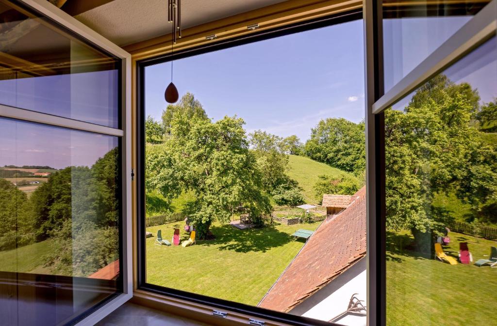 Zahrada ubytování Birkenhof Loipersdorf