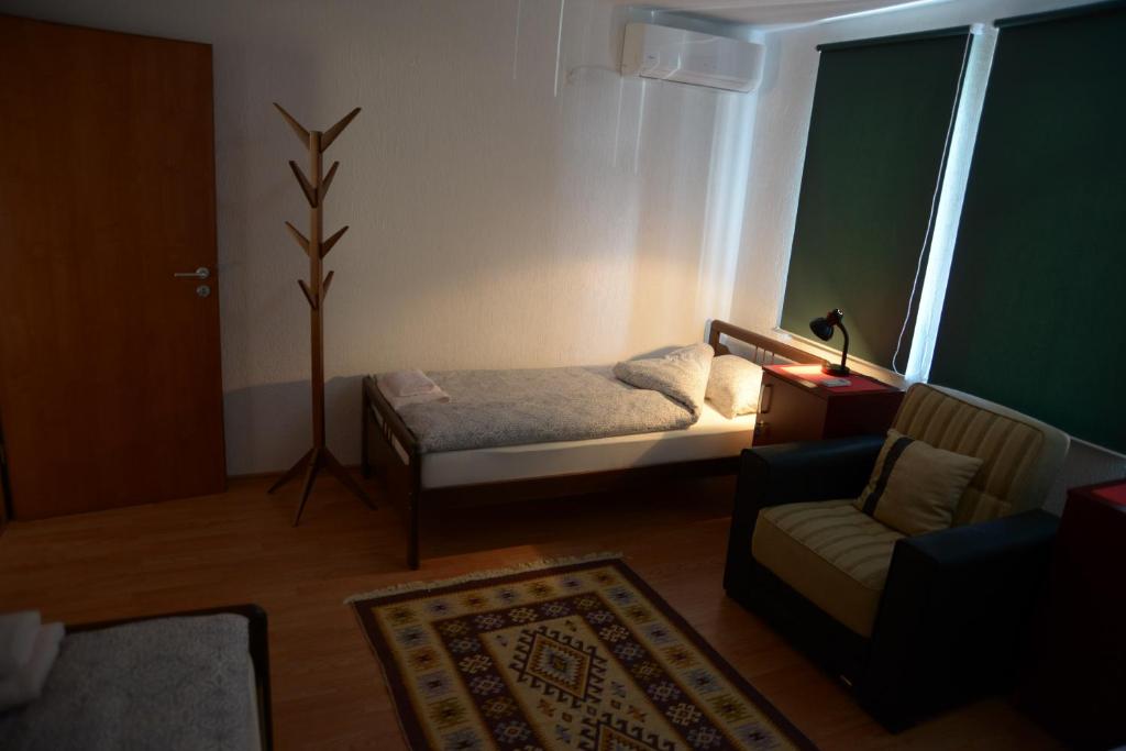 Postel nebo postele na pokoji v ubytování Hostel Tuba