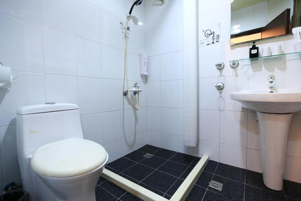 Koupelna v ubytování Mei Lodge