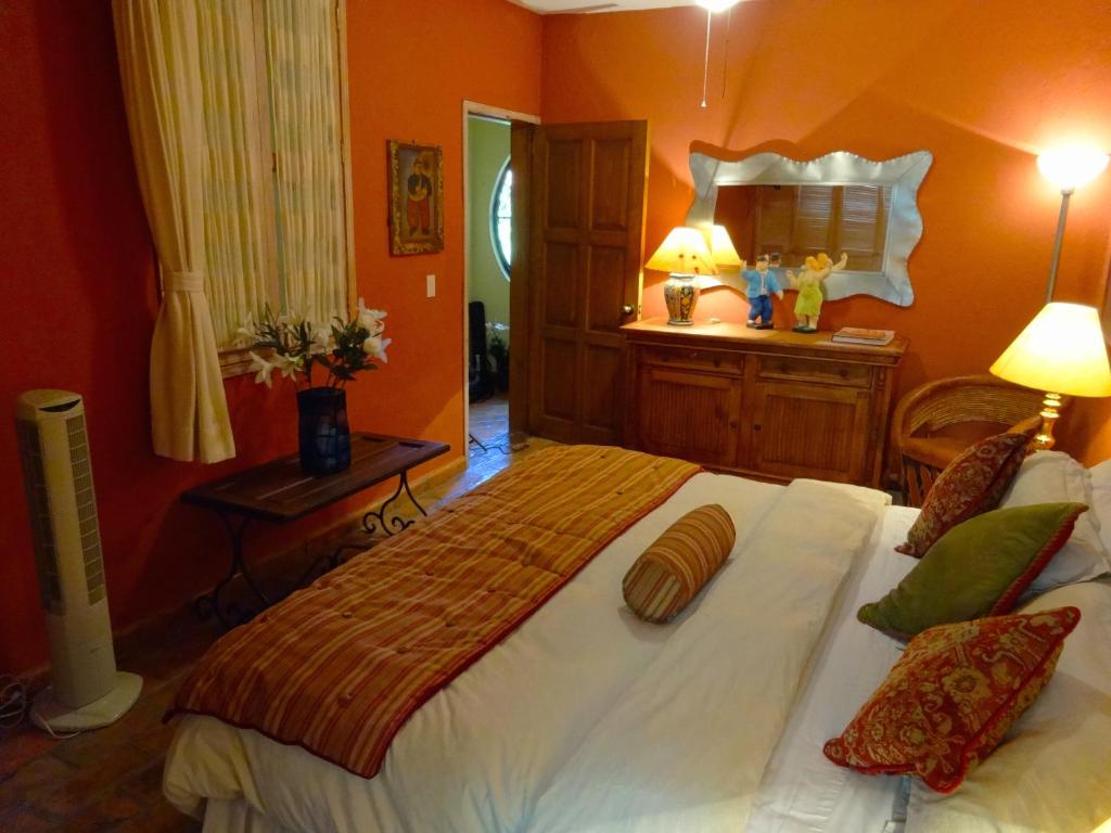 Postel nebo postele na pokoji v ubytování Casa Calderoni