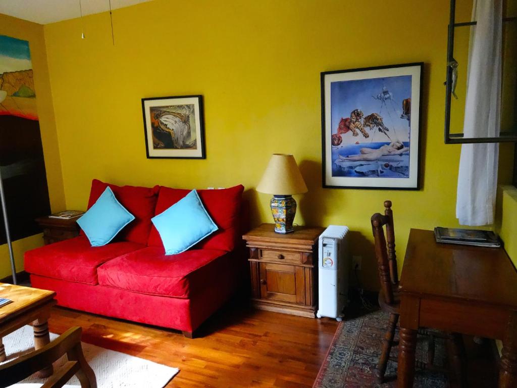 Posezení v ubytování Casa Calderoni