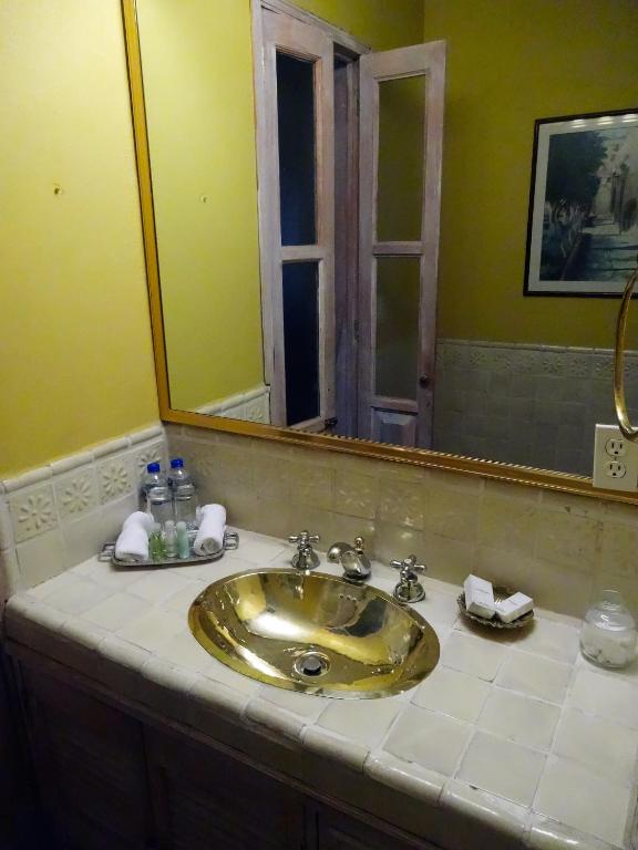 Koupelna v ubytování Casa Calderoni