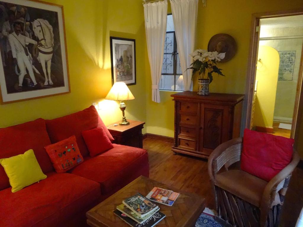 Posezení v ubytování Casa Calderoni