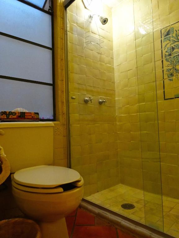 Koupelna v ubytování Casa Calderoni