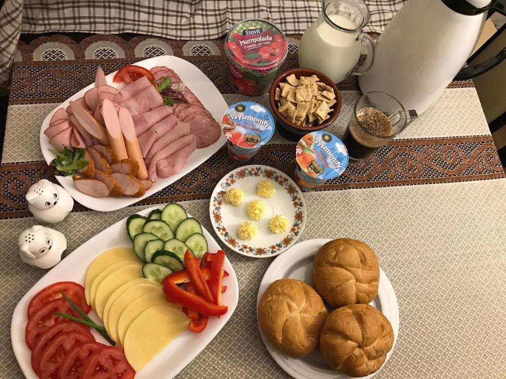 Jídlo v apartmánu nebo okolí