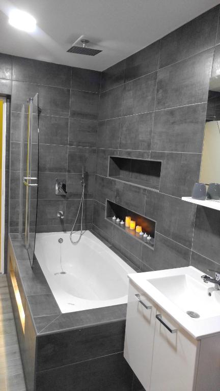 Kúpeľňa v ubytovaní Apartments Lara - Split Croatia