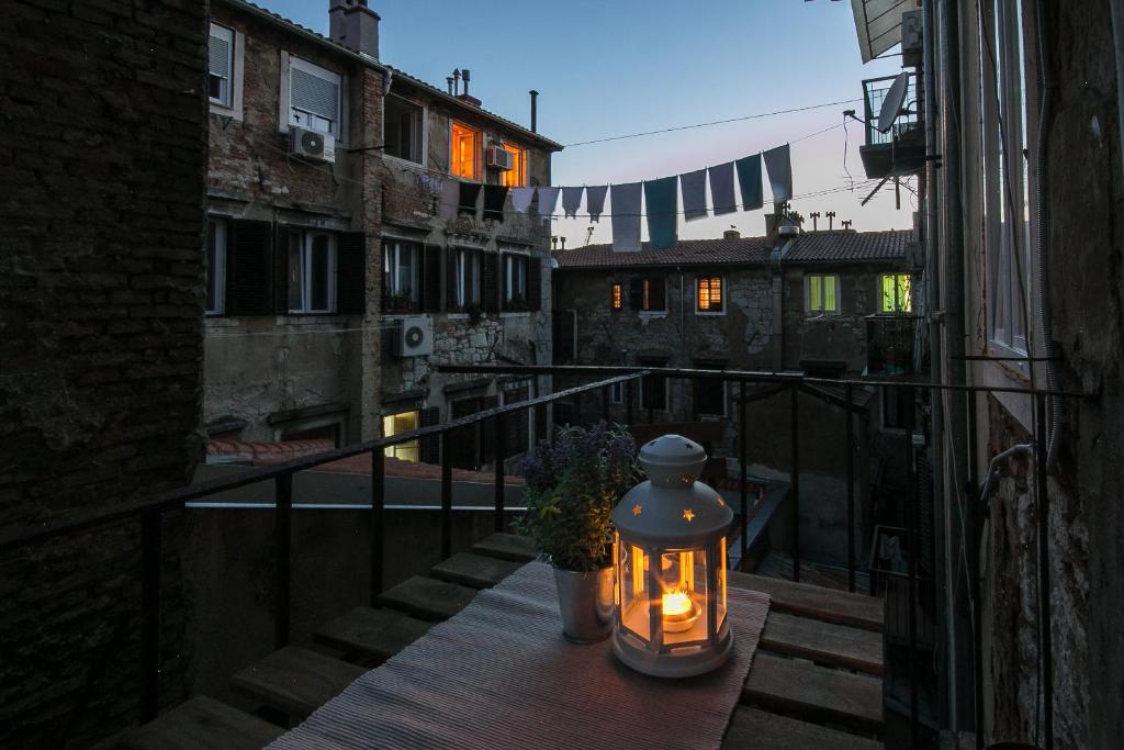 Balkón alebo terasa v ubytovaní Apartments Bella Fiume