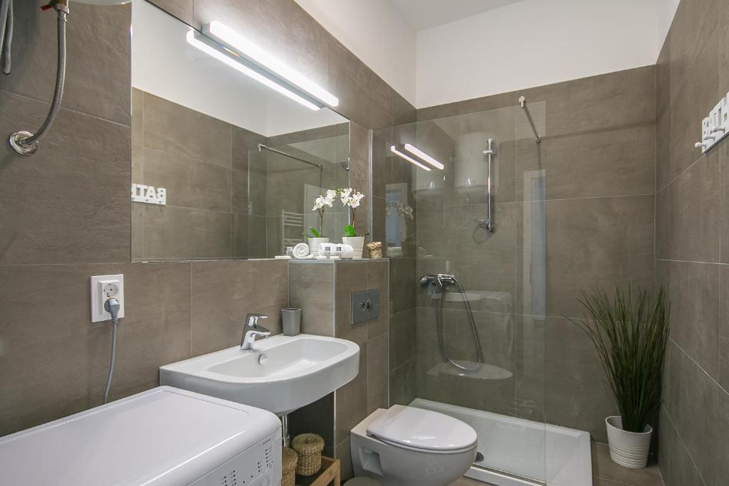 Kúpeľňa v ubytovaní Apartments Bella Fiume