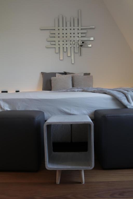 Postel nebo postele na pokoji v ubytování B&B For 2-Wellness For 2