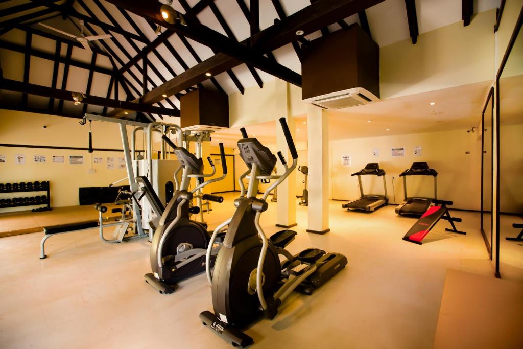 The fitness center and/or fitness facilities at Mana Island Resort & Spa - Fiji