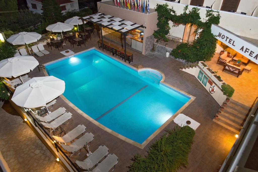 Bazén v ubytování Hotel Afea nebo v jeho okolí