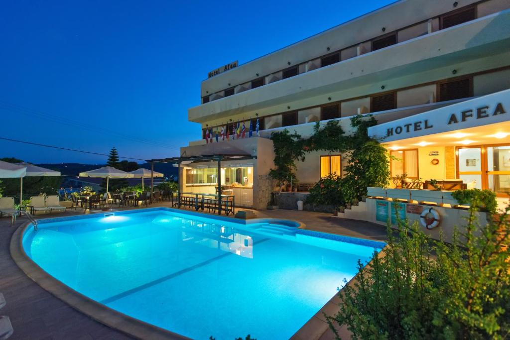 Bazén v ubytování Hotel Afea nebo v jeho okolí