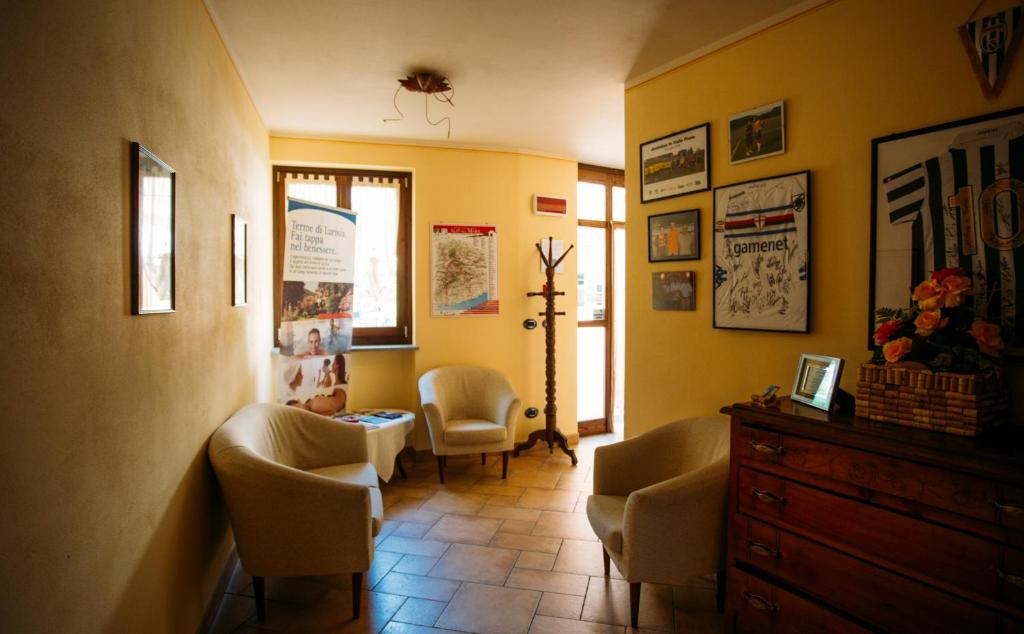 Posezení v ubytování Albergo dei Pescatori