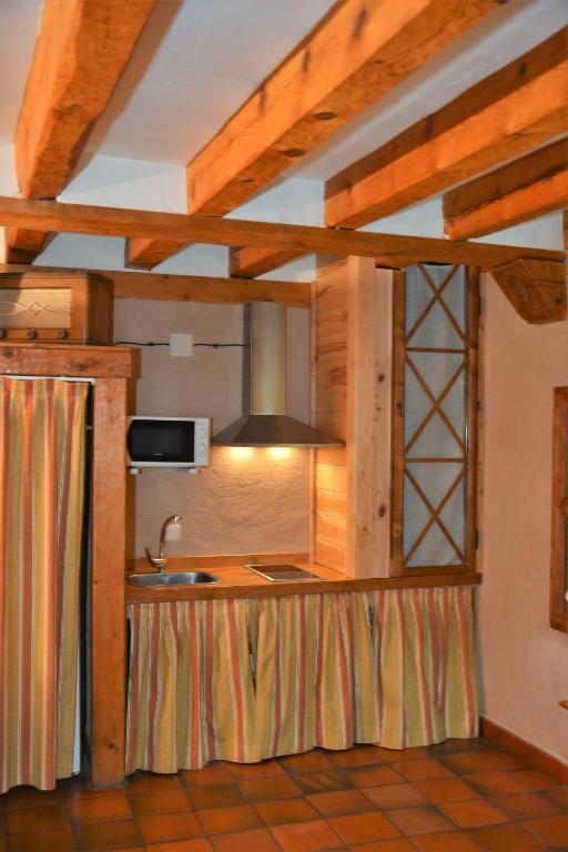 Kuchyň nebo kuchyňský kout v ubytování Apartamentos Lobiche